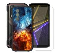 HGJTFANY Funda para Doogee Blade20 Plus + Cristal Templado | W20 | con Antiarañazos Protector de pantalla, Silicona Antivibración, Ultrafina Suave Carcasa para Doogee Blade20 Plus 6.6”