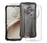 HGJTFANY Funda para Doogee Fire 7 (6.60"), Ultrafina Transparente Suave Silicone Antichoque Funda, Anti Rasguño TPU Bumper Carcasa para Doogee Fire 7 - Clear + Transparente