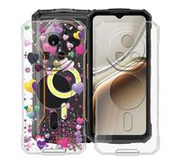 HGJTFANY Funda para Doogee Fire 7 Pro (6.56"), Ultrafina Transparente Suave Silicone Antichoque Funda, Anti Rasguño TPU Bumper Carcasa para Doogee Fire 7 Pro - Clear + YQ29