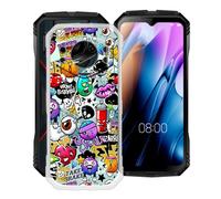 HGJTFANY Funda para Doogee S Cyber Pro (6.58"), Ultrafino Clear Suave Silicone Antichoque Funda, Anti Rasguño TPU Bumper Carcasa para Doogee S Cyber Pro - XS40