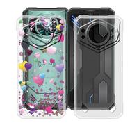 HGJTFANY Funda para Doogee S200X VIP (6.72"), Ultrafina Transparente Suave Silicone Antichoque Funda, Anti Rasguño TPU Bumper Carcasa para Doogee S200X VIP - Clear + YQ29