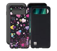 HGJTFANY Funda para Doro Aurora A10 (4.50"), 2 Piezas Ultrafina TPU Bumper Phone Case, Negro Suave Silicone Antiarañazos Carcasa para Doro Aurora A10 Funda - Globo