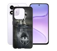 HGJTFANY Funda para Honor 600S, Suave Silicone - WMA27 | 6.87 IN, Morbido TPU Bumper Protective Case, Ultra Sottile Antiurto Custodia per para Honor 600S