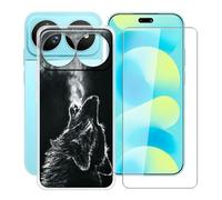 HGJTFANY Funda para Huawei Nova 16 Ultra (6.84") con [1 X Cristal Templado Película], Ultrafina TPU Antichoque Case Transparente Suave Silicone Carcasa para Huawei Nova 16 Ultra - Mirar hacia Arriba