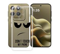 HGJTFANY Funda para Motorola Edge 2026 (6.30"), Ultrafino Transparente Silicone Antichoque Cover Case, Suave TPU Anti Rasguño Carcasa para Motorola Edge 2026 - No me toques