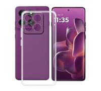 HGJTFANY Funda para Motorola Edge 60 Pro (6.70"), Ultrafino Transparente Silicone Antichoque Cover Case, para Motorola Edge 60 Pro Carcasa Anti Rasguño Suave TPU - Clear