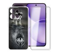 HGJTFANY Funda para OPPO Reno16 FS + 2 x Cristal Templado - WMA27