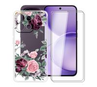 HGJTFANY Funda para OPPO Reno16 FS + 2 x Cristal Templado - YQ12