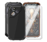 HGJTFANY Funda para Oscal Marine 2 (6.56") + 3 x Cristal Templado Película, Negro Silicona Antichoque Cover Ultrafina Suave TPU Anti-caída Carcasa para Oscal Marine 2 - Negro