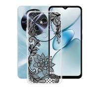 HGJTFANY Funda para Oukitel C5 (6.52"), Ultrafino Transparente Silicone Antichoque Cover Case, para Oukitel C5 Carcasa Anti Rasguño Suave TPU - WM108