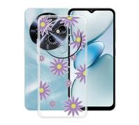 HGJTFANY Funda para Oukitel C5 (6.52"), Ultrafino Transparente Silicone Antichoque Cover Case, para Oukitel C5 Carcasa Anti Rasguño Suave TPU - XT41