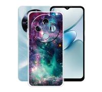 HGJTFANY Funda para Oukitel C5 (6.52"), Ultrafino Transparente Silicone Antichoque Cover Case, para Oukitel C5 Carcasa Anti Rasguño Suave TPU - WMA33