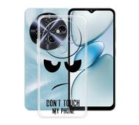 HGJTFANY Funda para Oukitel C5 (6.52"), Ultrafino Transparente Silicone Antichoque Cover Case, para Oukitel C5 Carcasa Anti Rasguño Suave TPU - DUO5