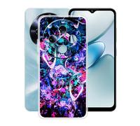 HGJTFANY Funda para Oukitel C5 (6.52"), Ultrafino Transparente Silicone Antichoque Cover Case, para Oukitel C5 Carcasa Anti Rasguño Suave TPU - XT112