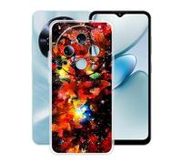 HGJTFANY Funda para Oukitel C5 (6.52"), Ultrafino Transparente Silicone Antichoque Cover Case, para Oukitel C5 Carcasa Anti Rasguño Suave TPU - XT147