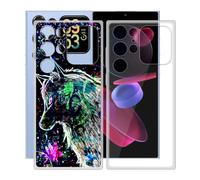 HGJTFANY Funda para Oukitel C62 GT (6.88"), Ultrafina Transparente Suave Silicone Antichoque Funda, Anti Rasguño TPU Bumper Carcasa para Oukitel C62 GT - Clear + XT113