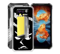 HGJTFANY Funda para Oukitel WP100 Titan (6.80"), Ultrafino Transparente Silicone Antichoque Cover Case, para Oukitel WP100 Titan Carcasa Anti Rasguño Suave TPU - XT120B