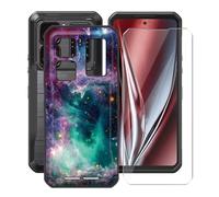 HGJTFANY Funda para Oukitel WP300 5G (6.80") + Cristal Templado Película, Negro Silicona Antivibración Cover Ultrafina Suave TPU Anti-caída Carcasa para Oukitel WP300 5G -WMA33