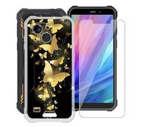 HGJTFANY Funda para Oukitel WP32 (5.93") con [1 X Cristal Templado Película], Ultrafina Suave Silicone Case Transparente Antichoque TPU Carcasa para Oukitel WP32 - WMA30