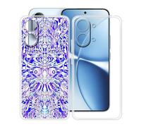 HGJTFANY Funda para Poco X8 Pro MAX (6.83"), Ultrafina Transparente Suave Silicone Antichoque Funda, Anti Rasguño TPU Bumper Carcasa para Poco X8 Pro MAX - Clear + XT118