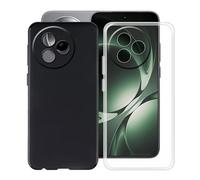 HGJTFANY Funda para Redmi K80 Ultra (6.83 Pulgadas), Negro + Transparente Silicona Case, Ultrafina Suave TPU Bumper Caso Antichoque Anti Rasguño Protectora Carcasa para Redmi K80 Ultra