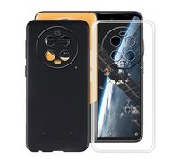 HGJTFANY Funda para Ulefone Armor 23 Ultra (6.78 Pulgadas), Negro + Transparente Silicona Case, Ultrafina Suave TPU Bumper Caso Antichoque Anti Rasguño Protectora Carcasa para Ulefone Armor 23 Ultra