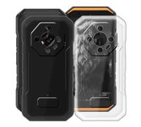 HGJTFANY Funda para Ulefone Armor X32 Pro (5.65 Pulgadas), Negro + Transparente Silicona Case, Ultrafina Suave TPU Bumper Caso Antichoque Anti Rasguño Protectora Carcasa para Ulefone Armor X32 Pro