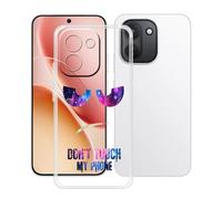 HGJTFANY Funda para Vivo iQOO Z11 (6.83"), Ultrafino Transparente Silicone Antichoque Cover Case, para Vivo iQOO Z11 Carcasa Anti Rasguño Suave TPU - DUO4