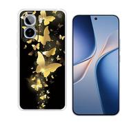 HGJTFANY Funda para Vivo T5 Pro (6.83"), Ultrafino Transparente Silicone Antichoque Cover Case, para Vivo T5 Pro Carcasa Anti Rasguño Suave TPU - WMA30