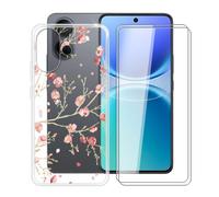 HGJTFANY Funda para Vivo V70 Lite + 2 x Cristal Templado - WM84