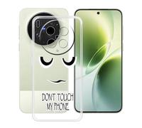 HGJTFANY Funda para Vivo X300 Ultra (6.82"), Ultrafino Transparente Silicone Antichoque Cover Case, para Vivo X300 Ultra Carcasa Anti Rasguño Suave TPU - DUO6