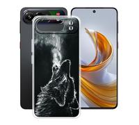 HGJTFANY Funda para ZTE Nubia Air Pro (6.77"), Ultrafino Transparente Silicone Antichoque Cover Case, Suave TPU Anti Rasguño Carcasa para ZTE Nubia Air Pro - Mirar hacia Arriba
