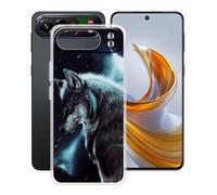 HGJTFANY Funda para ZTE Nubia Air Pro (6.77"), Ultrafino Transparente Silicone Antichoque Cover Case, Suave TPU Anti Rasguño Carcasa para ZTE Nubia Air Pro - Soledad