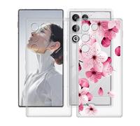 HGJTFANY Funda para ZTE Nubia RedMagic 11 Air (6.85"), Ultrafina Transparente Suave Silicone Antichoque Funda, Anti Rasguño TPU Bumper Carcasa para ZTE Nubia RedMagic 11 Air - Clear + WM113