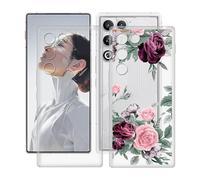 HGJTFANY Funda para ZTE Nubia RedMagic 11 Air (6.85"), Ultrafina Transparente Suave Silicone Antichoque Funda, Anti Rasguño TPU Bumper Carcasa para ZTE Nubia RedMagic 11 Air - Clear + YQ12