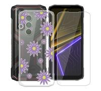 HGJTFANY TPU Funda para Doogee Blade20 Plus con Cristal Templado - XT41 | Anti Rasguño Protector de pantalla, Transparente Antichoque Case, Suave Silicone Carcasa para Doogee Blade20 Plus 6.6 IN