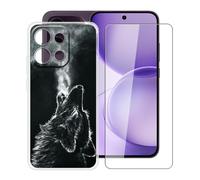 HGJTFANY TPU Funda para OPPO Reno16 FS con Cristal Templado - WMA28