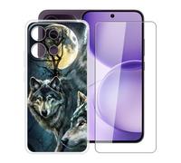 HGJTFANY TPU Funda para OPPO Reno16 FS con Cristal Templado - WMA29