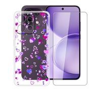 HGJTFANY TPU Funda para OPPO Reno16 FS con Cristal Templado - XT123