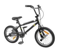 HGKMBRY Bicicleta BMX de 20 pulgadas, marco de acero negro
