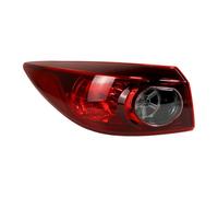 Hgkqbomb Accesorios De Coche Para Mazda 3 Para Axela Sedan 2014-2016 Luz Trasera Señal Giro Advertencia Freno Carcasa Lámpara Automática Sin Bombilla Faro Trasero(Outside left)