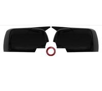 Hgkqbomb Embellecedor De Cubierta Espejo Retrovisor Lateral para Land para Rover para Range para Rover L322 MK3 2002 2003 2004 2005 2006 Protección Cubierta Carcasa Espejo(Bright Black)
