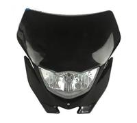 Hgkqbomb Faro Delantero H4 Para Motocicleta Para WR250 Para WR450 Para TTR Para WR Para Supermoto Para Enduro Motocross Carenado Universal Faro Motocicleta Faro Delantero(Negro)