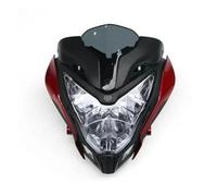 Hgkqbomb Faro Delantero Motocicleta Para BAJAJ Para PULSAR 150 200 Para PULSAR150 Para PULSAR200 Conjunto Con Carenado Y Accesorios Faro Motocicleta Faro Delantero(1pcS Red)