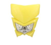 Hgkqbomb Faro Delantero Para Motocicleta, 12 V H4 35 W Para Para KLX 110 125 150 230 250 300 450R Para CRF Para WRF Dirt Bike Faro Motocicleta Faro Delantero(Yellow B)