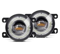 Hgkqbomb Faro Principal Montaje De Faros 2 X Conjunto Luz Antiniebla LED Para Trafic 3 III X82 2015 16 2017 2018 2019 2020 Parachoques Delantero Coche Diurna Ojo Ángel DRL 30W 12V