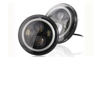 Hgkqbomb Faro Principal Montaje De Faros Faro Led De 7 Pulgadas Con DRL Halo Conjunto Negro para Jeep Accesorios Para Wrangler