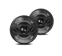Hgkqbomb Faro Principal Montaje De Faros Faros Delanteros De 7 Pulgadas Para Wrangler Para Jeep Para Redondos Todoterreno H4 240W 140000LM 6000K 3000K 24v Para R3