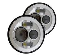 Hgkqbomb Faro Principal Montaje De Faros Kit De Faros LED Redondos 7 "para Coche 2 Uds Haz Alto Y Bajo 4x4 Accesorio Todoterreno Para Jeep Para Wrangler TJ Puertas