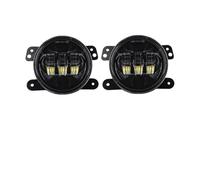 Hgkqbomb Faro Principal Montaje De Faros Luces Antiniebla Conducción Delanteras LED Redondas 4 Pulgadas Para Jeep Para Grand Para Cherokee 2011-2013 Para Wrangler Para JK 2007-2018 2017 2016 2015